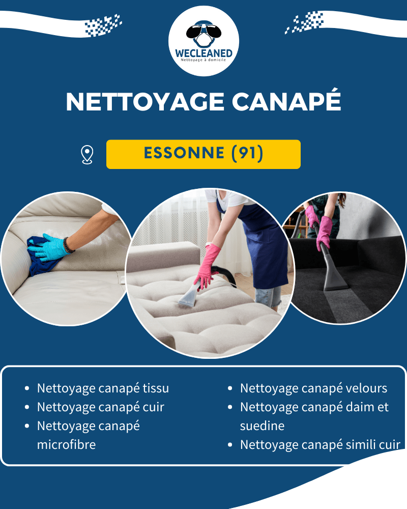 Nettoyage canapé à Les Ulis, Essonne (91)